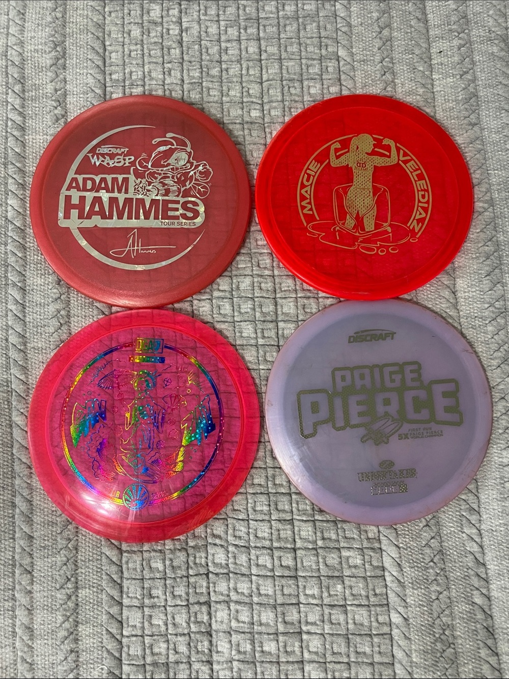 Discraft Disc Golf Driver & Midrange Pack - Red & Pink